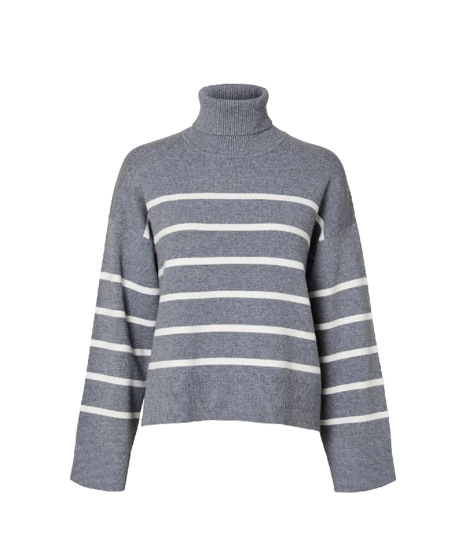Don't Miss Knitted Turtleneck - Grey