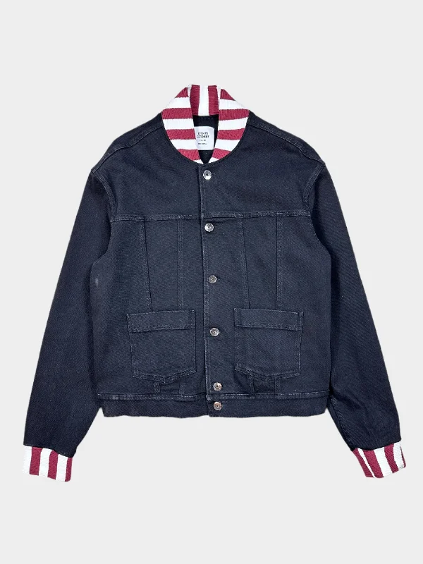 Hurry In Denim Bomber