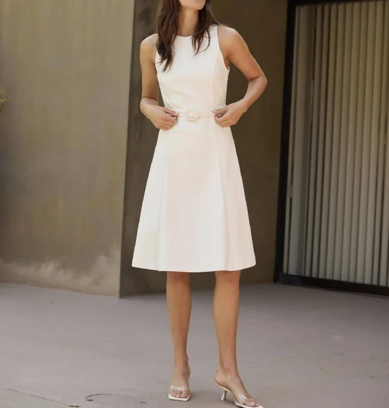 Special Savings Aimee Racer Back Dress White