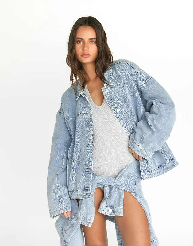 Shop and Save Cole Denim Jacket (Light Vintage)