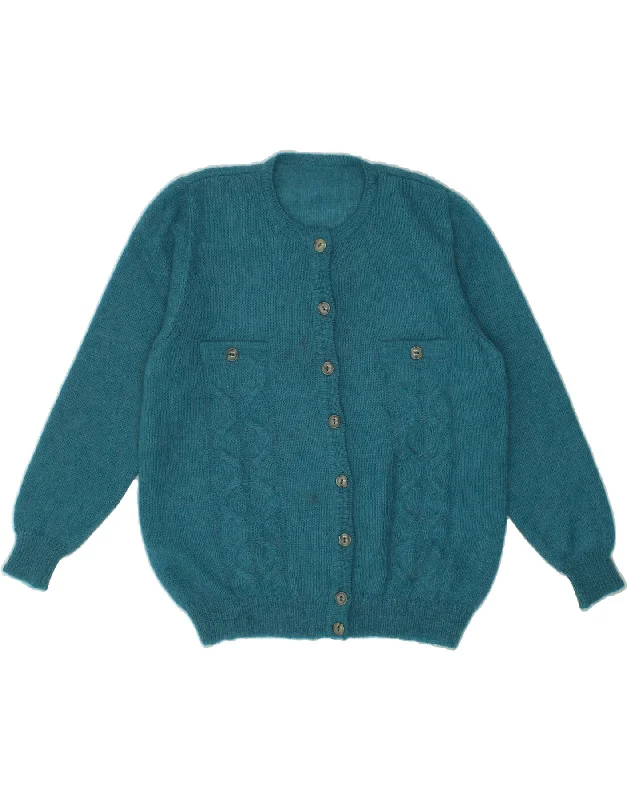 Special Buy VINTAGE Womens Cardigan Sweater UK 16 Large Green