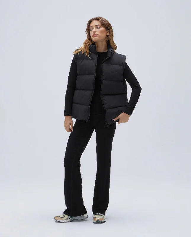Massive Deals Padded Oversized Gilet - Black