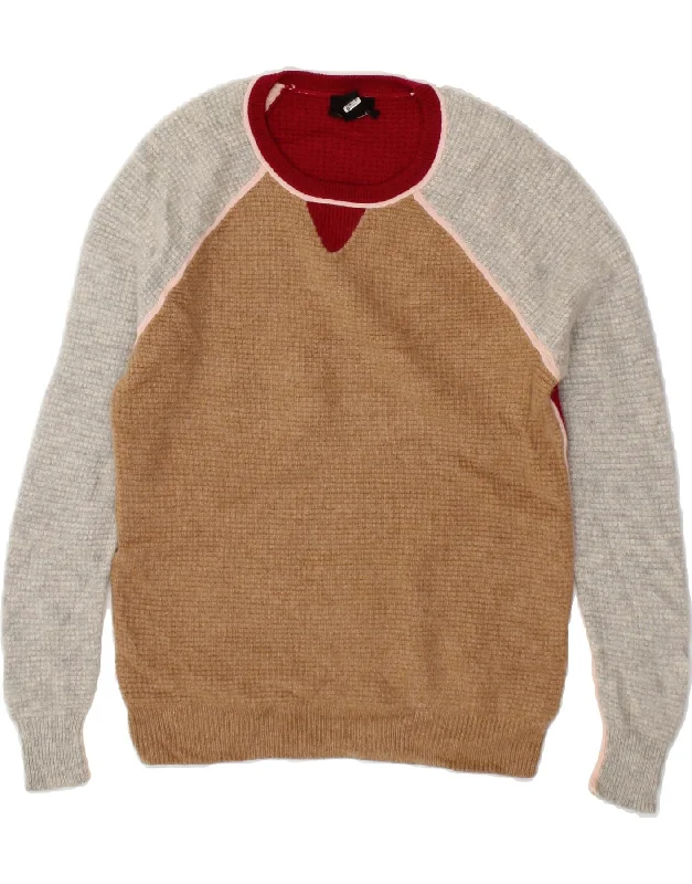 Massive Deals J. CREW Womens Crew Neck Jumper Sweater UK 6 XS Multicoloured Colourblock Massive Deals J. CREW Womens Crew Neck Jumper Sweater UK 6 XS Multicoloured Colourblock