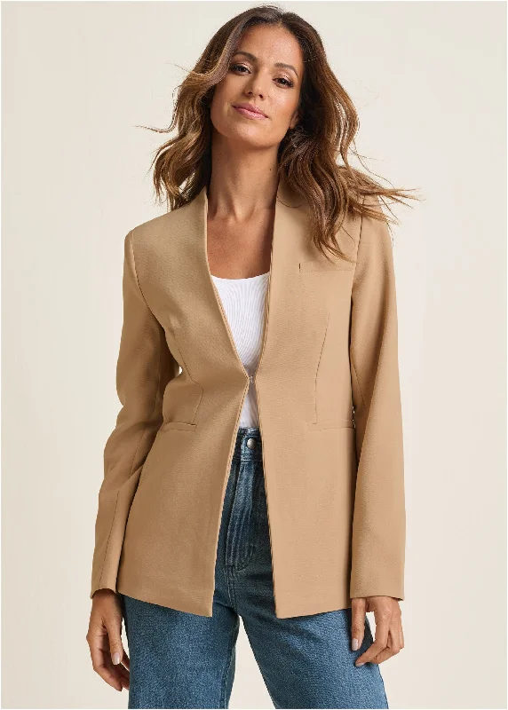 Super Savings Structured Blazer  - Sand
