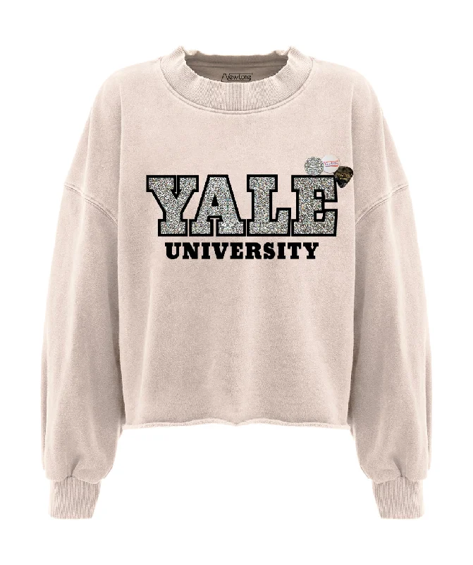 Sweatshirt crop porter whisper "UNIVERSITY"