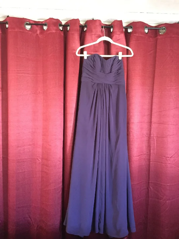 Major Savings David's Bridal Strapless David's Bridal Dress in Lapis