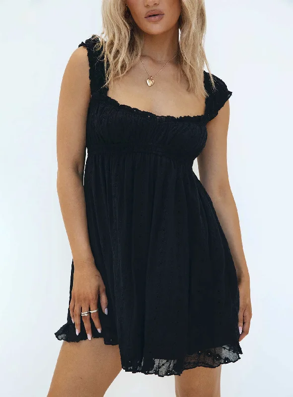 Overstock Sale Carlita Mini Dress Black