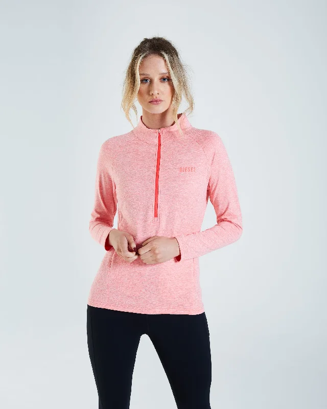 Lowest Prices Bell Half Zip Neon Coral Mel