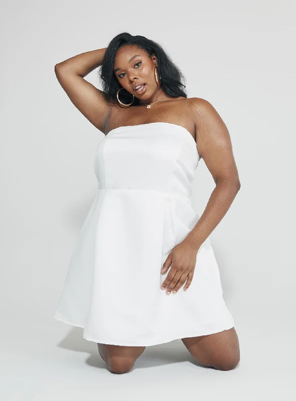 Today’s Special Spader Corset Mini Dress White Curve