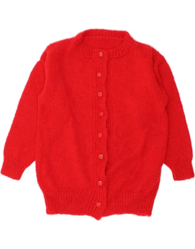 Price Cut VINTAGE Womens Cardigan Sweater UK 18 XL Red