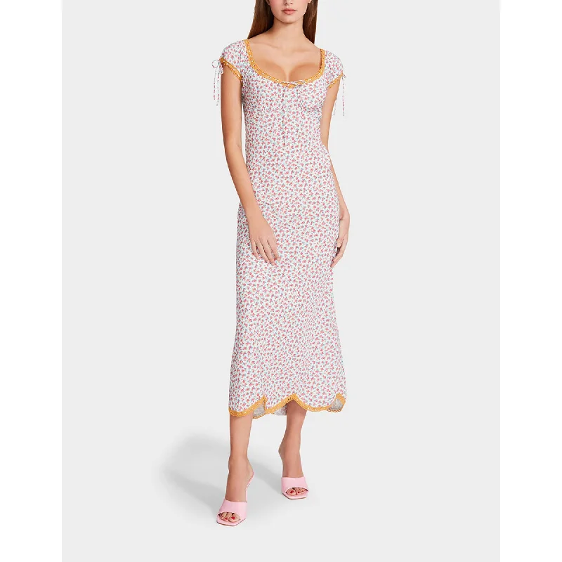 Overstock Sale Starlight Calico Ribbon Dress Blue
