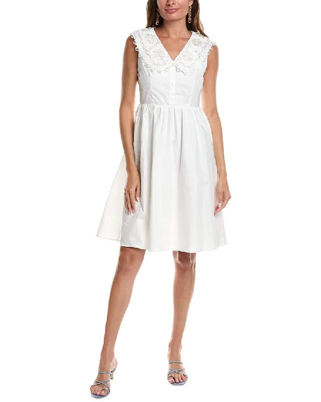 Deal Mania JL LUXE Collar Shirtdress