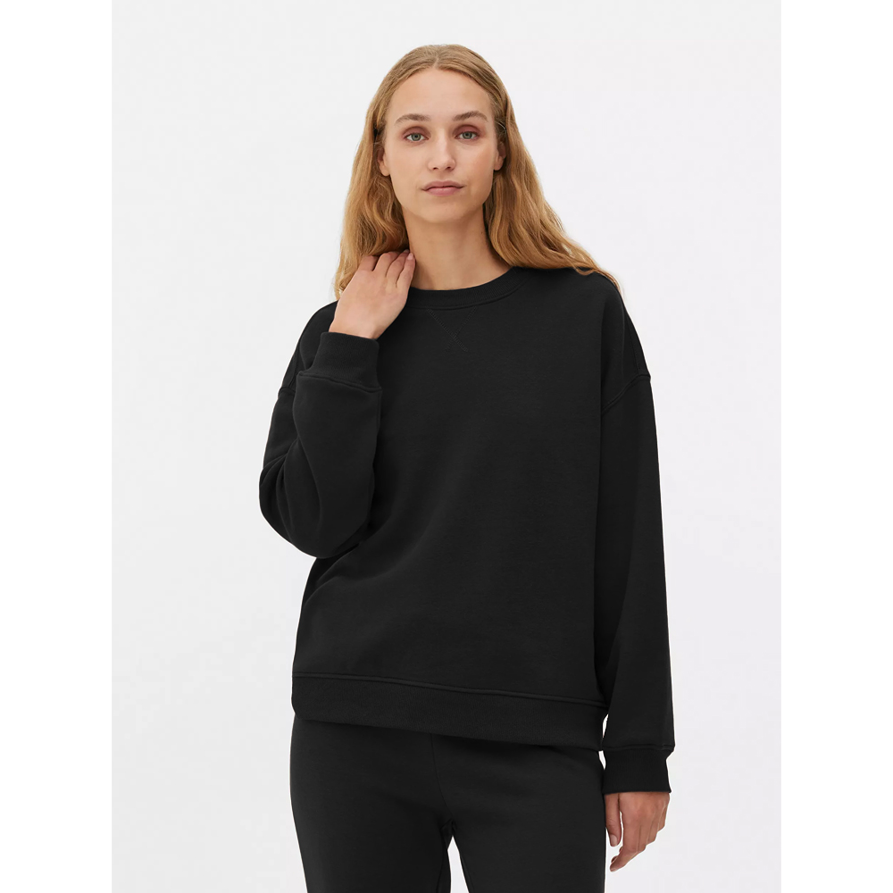 Must-Have Deals Black Basic Regular Fit Sweatshirt