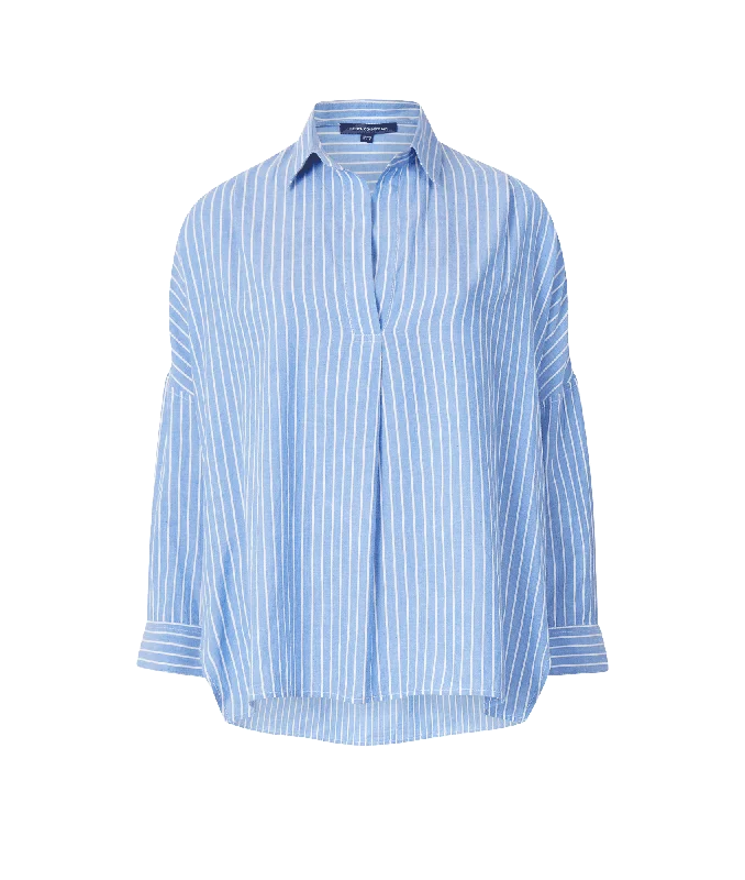 Referral Discount Rhodes Wider Stripe Popover - Blue