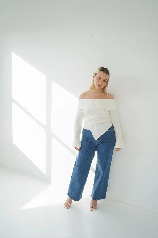 Midnight Sale KENDALL TOP WHITE