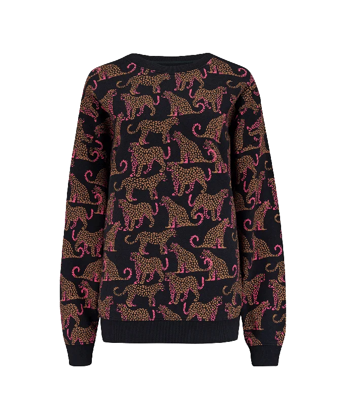 Discount Deals Eadie Relaxed Leopard Spots Sweatshirt - Multi
