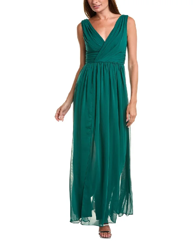 Online Exclusive Dessy Collection Draped Maxi Dress