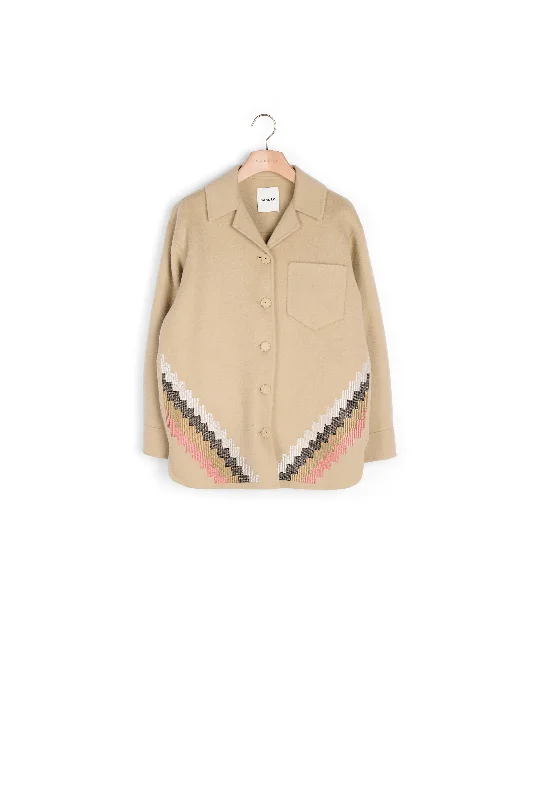 Loyalty Reward Manteau en laine à broderies