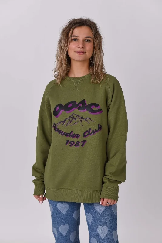 Mega Sale Powder Club Sweatshirt - Khaki