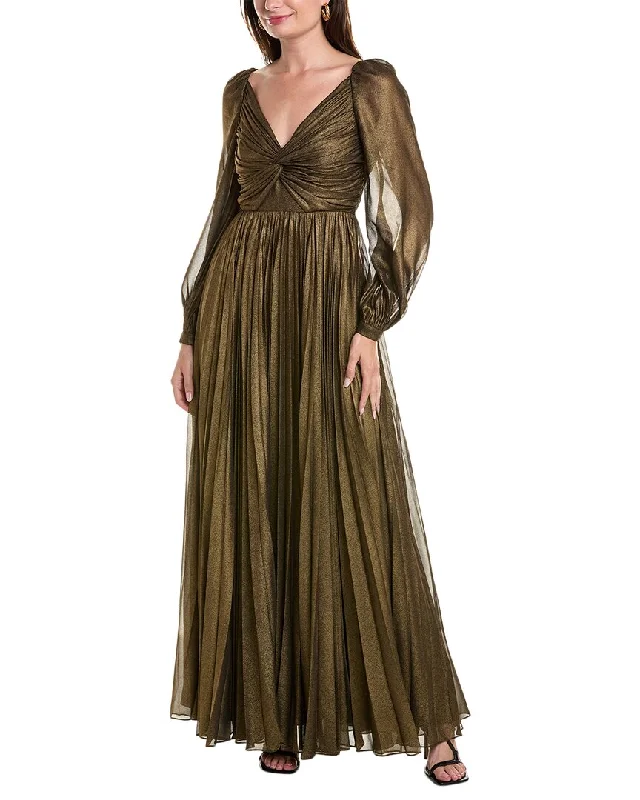 Closeout Badgley Mischka Twisted Front Gown