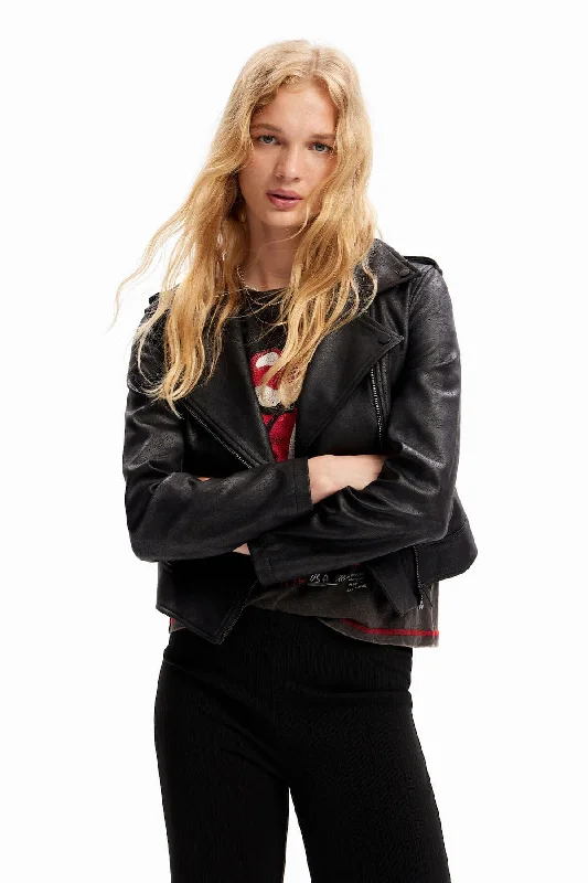 Early Bird Discount Veste "biker" ajustée