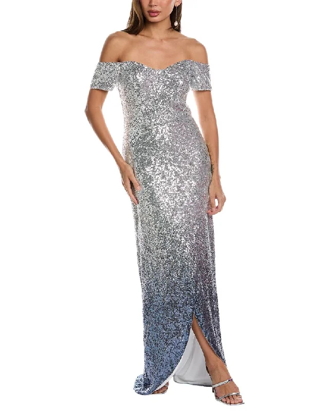 Super Sale Rene Ruiz Sequin Gown