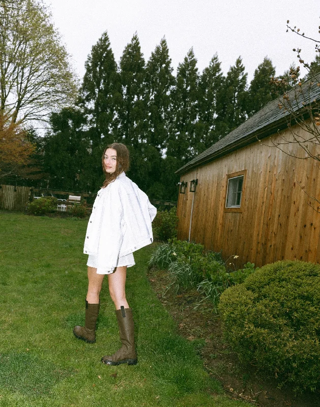TIME-Limited Offer Cole Denim Jacket (White)