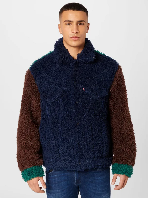 Deal of the Day Colourful furry jacket Small or uk 12