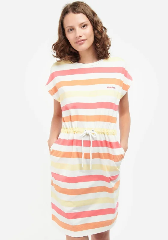 Discount Extravaganza Barbour Womens Marloes Jersey Dress, Multi
