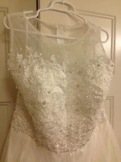 Crazy Savings Other Elegant Tulle A-Line Wedding Dress with Appliques
