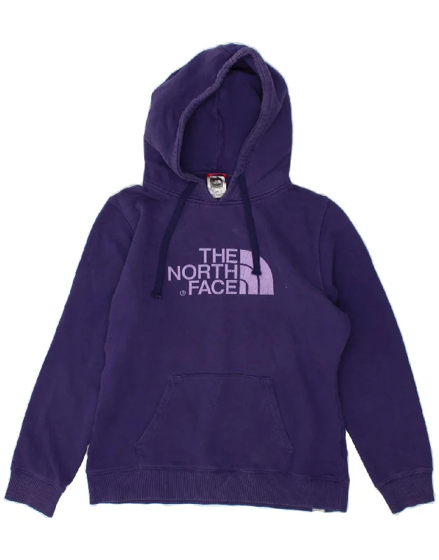 THE NORTH FACE Womens Graphic Hoodie Jumper UK 14 Medium Purple