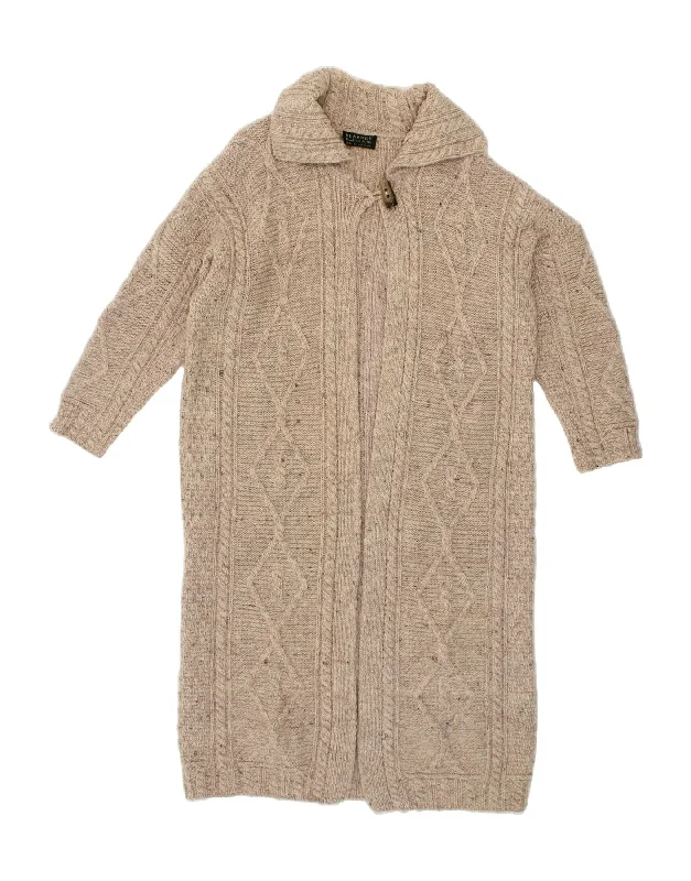 Price Drop BLARNEY Womens Oversized Longline Cardigan Sweater UK 12 Medium Beige