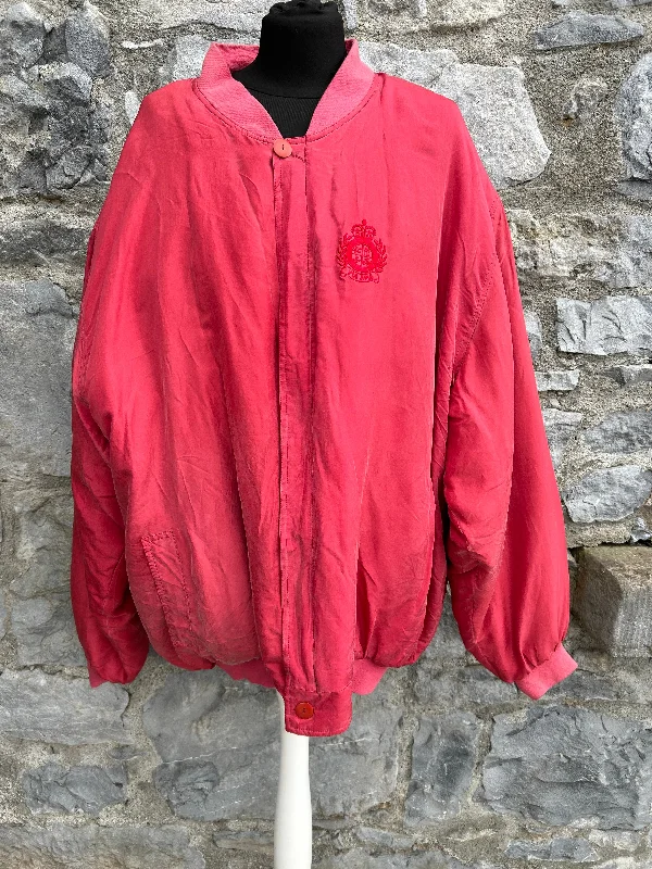 Price Rollback 80s red bomber jacket XL