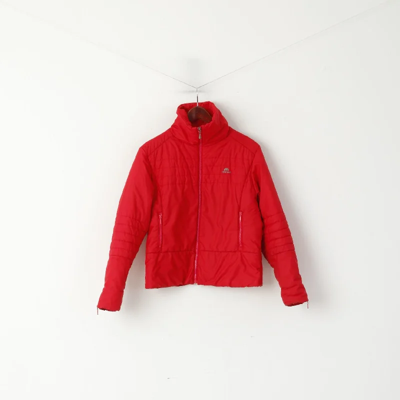 Unbeatable Prices Ellesse Women 14 36'' M Jacket Red Full Zipper Padded Cropped Retro Top Unbeatable Prices Ellesse Women 14 36'' M Jacket Red Full Zipper Padded Cropped Retro Top