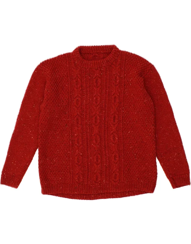 Special Price VINTAGE Womens Crew Neck Jumper Sweater UK 18 XL Red Flecked