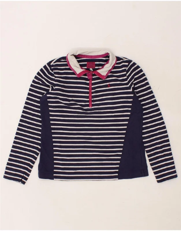 Sneak Peek Sale JOULES Womens Zip Neck Sweatshirt Jumper UK 12 Medium Navy Blue Striped Sneak Peek Sale JOULES Womens Zip Neck Sweatshirt Jumper UK 12 Medium Navy Blue Striped