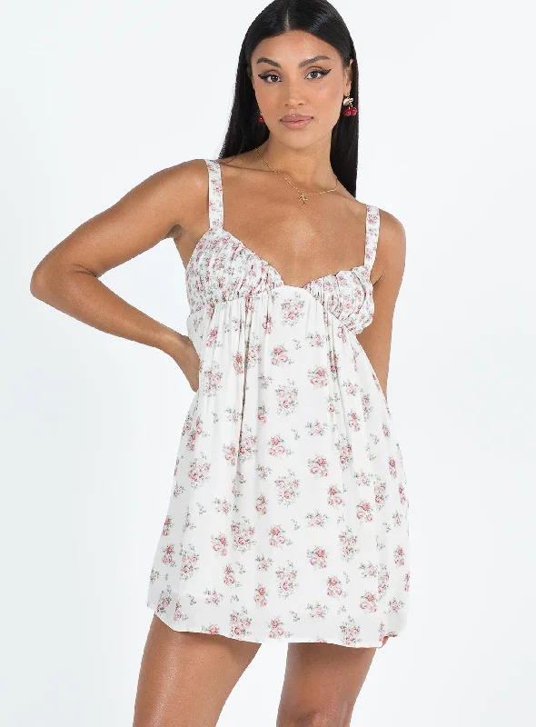 Online Specials Vance Mini Dress Pink / Floral