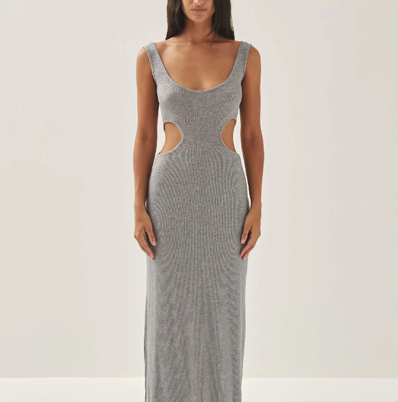 Shop and Save Magny Grey Melange Dress