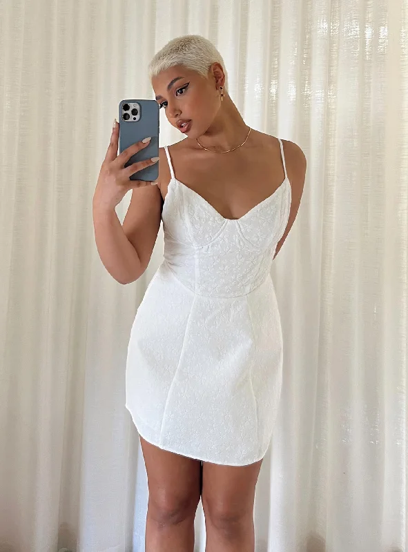 Warehouse Sale Zora Mini Dress White