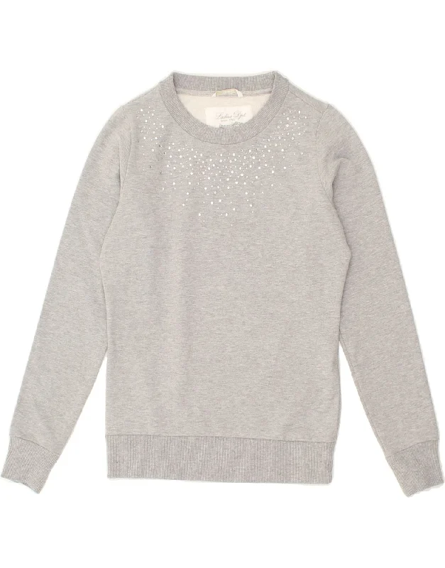 Epic Deals CARRERA Womens Sweatshirt Jumper UK 10 Small Grey