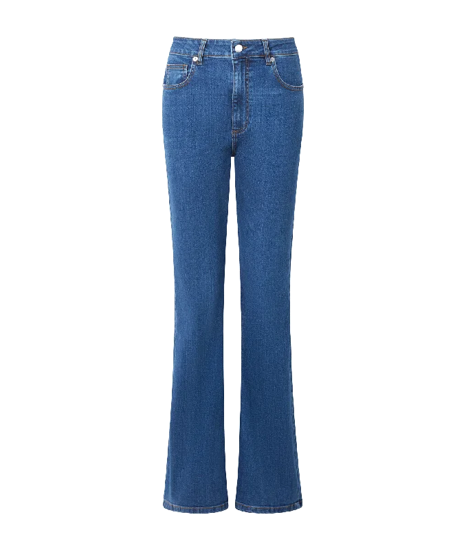 Price Blitz Toms Denim Flared Jeans - Blue