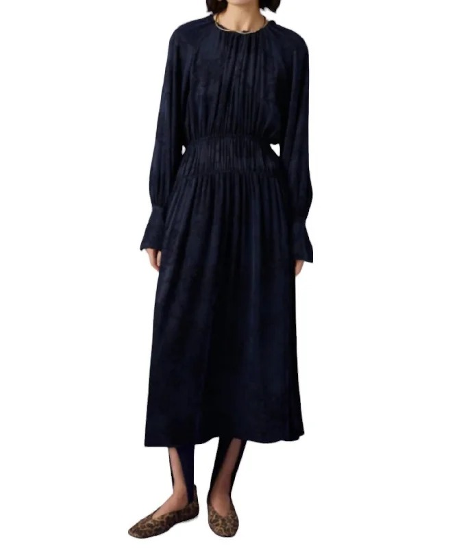 Aglaia Dress In Navy Blue