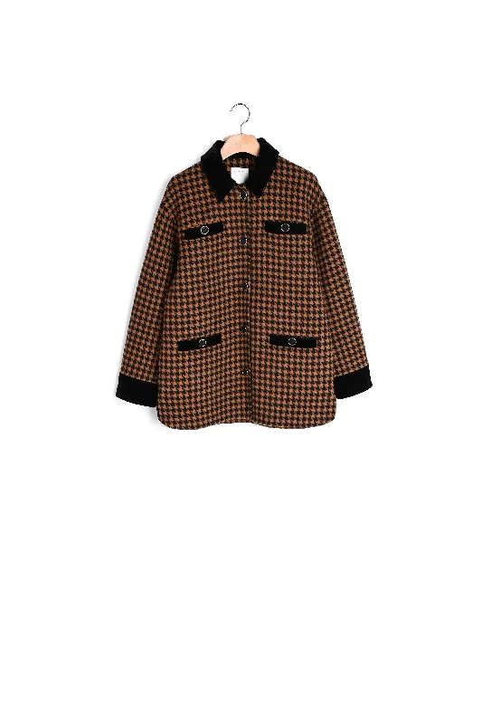 Deal Alert Veste en laine à carreaux