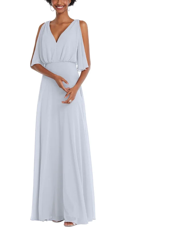 Super Bargain Womens Chiffon Evening Dress