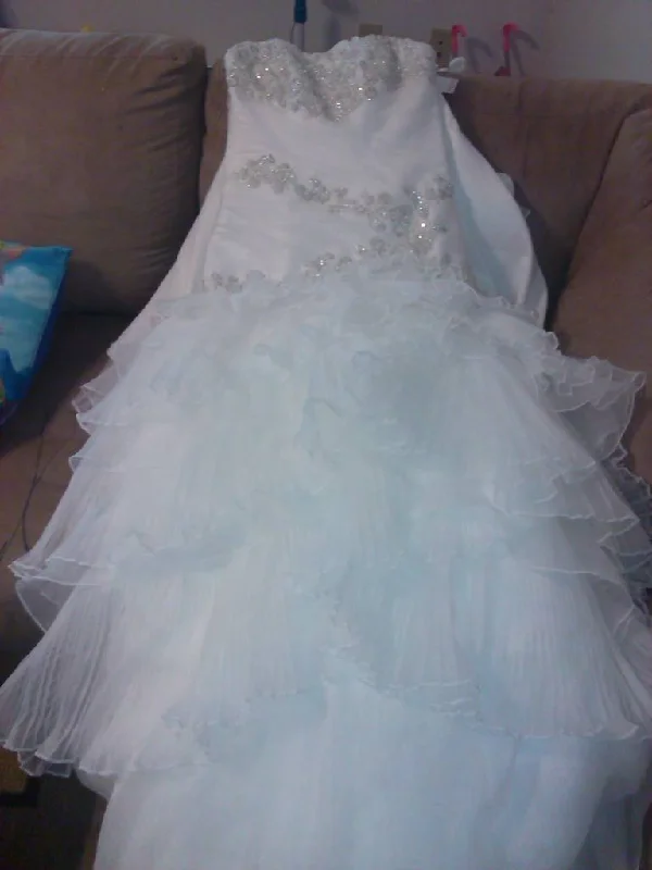 Inventory Reduction David's Bridal Soft White Ball Gown