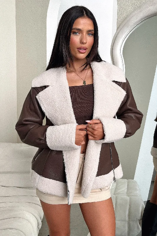 Deal Dash Kobie Jacket - Brown