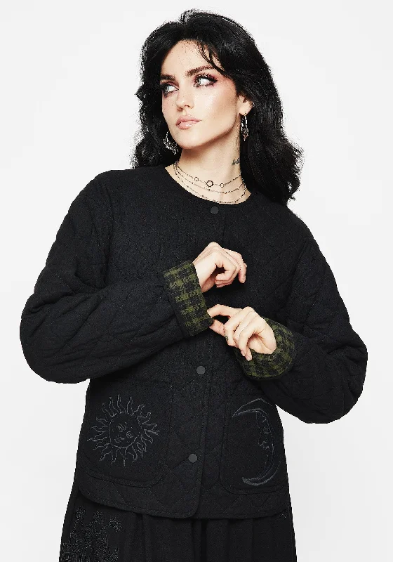 Loyalty Reward Splendour Embroidered Quilted Reversible Jacket
