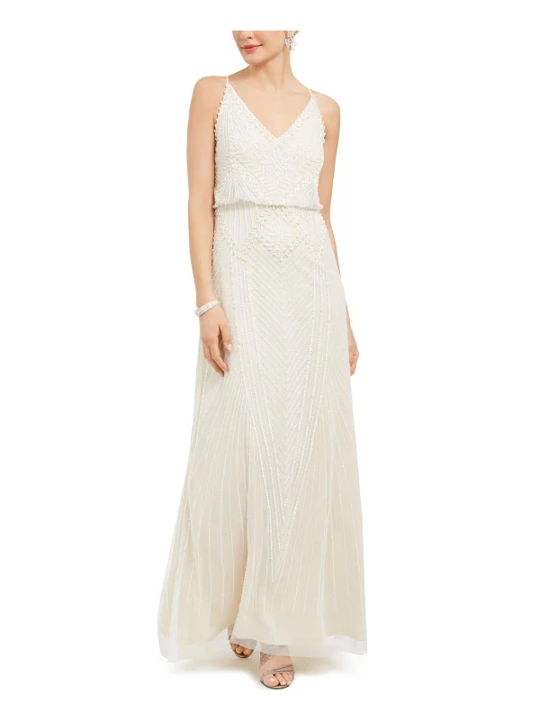 Limited Time Womens Embellished Blouson Formal Dress