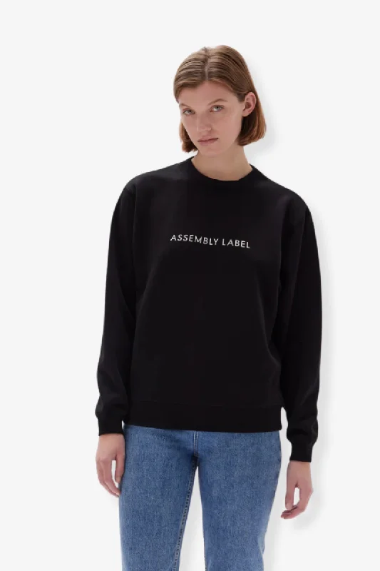 New Arrival Assembly Label - Logo Fleece - True Black/White