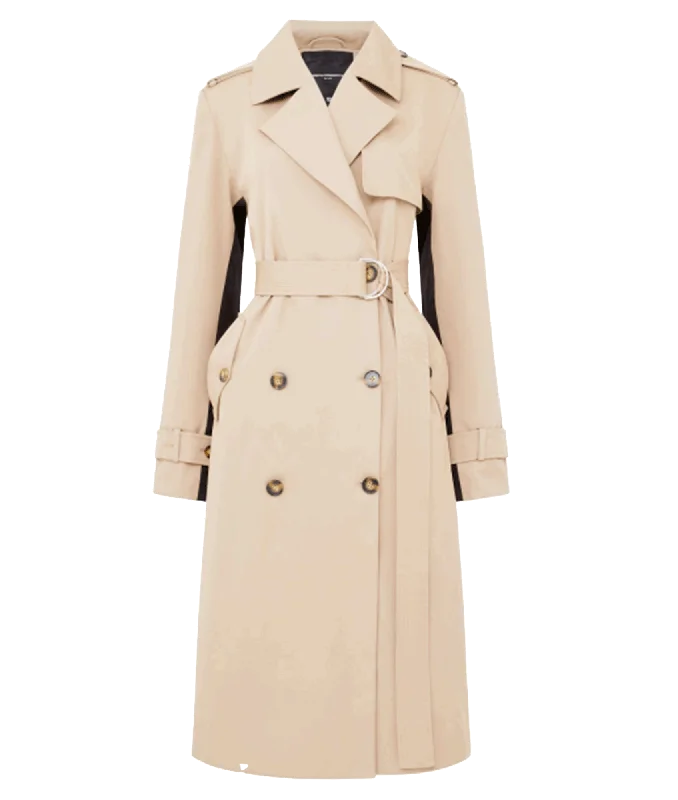 Bonus Savings Coco Twill Trench Coat - Beige